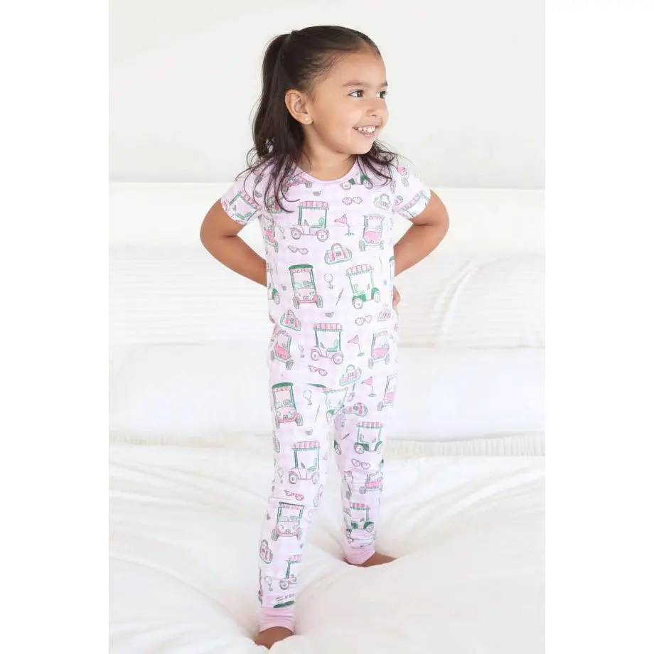 Birdie Babes Two Piece Pajama Set | Pink Birdie Babes Two Piece Pajama Set | Pink