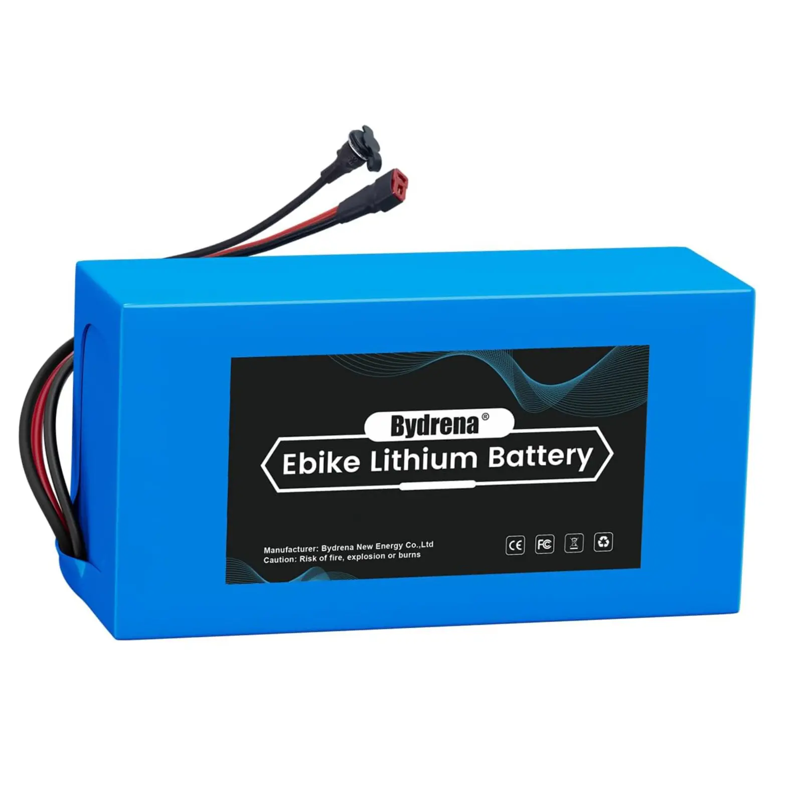 Bydrena 36V 14AH 504Wh Rechargeable Lithium Battery - 30A BMS Protection, 1500+ Cycles, T-Plug, 8.27" x 4.33" x 2.76" - for Ebikes, Bicycles, Electric Scooters - Universal Power Pack for Car Battery Repair Tools, Batteries