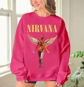 Nirvana Sweatshirt Album Kurt Cobain, Nirvana Sweatshirt