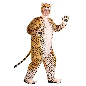 Plus Size Cheerful Cheetah Costume for Adults