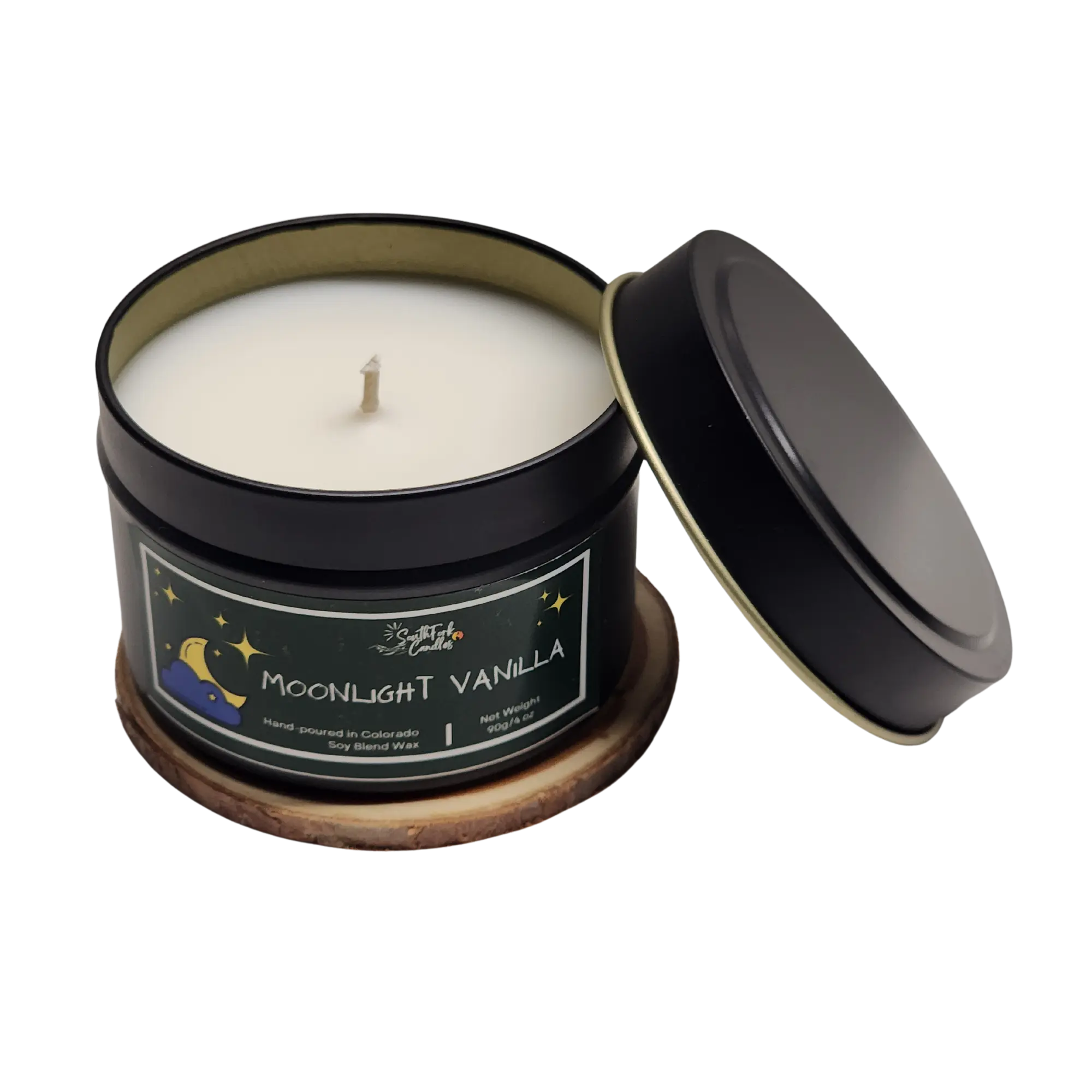 Moonlight Vanilla - Midnight Vanilla Scented Candle