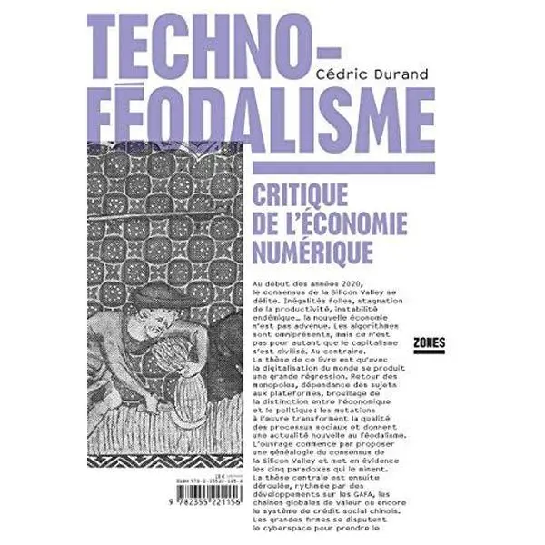 USED-Techno-féodalisme - Critique de l'économie numérique by Cédric Durand (Paperback)