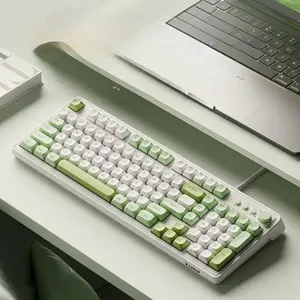 Wired Gaming Keyboard, Rainbow Backlit Keyboard, Portable Office Keyboard, Computer External Keyboards, Ergonomic Design Keyboard for Gaming Office