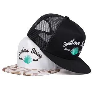 Unisex SOUTHERN STRING Letter Embroidered Hip Hop Hat Mesh Hat  Adjustable Baseball Cap Breathable Sun Protection Outdoor Hat