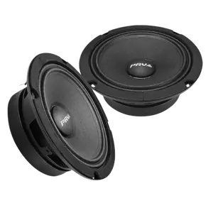 2x PRV Shallow 6.5" Midrange Slim Speakers Car Audio 400 Watts 4 Ohm 6MR200A-4