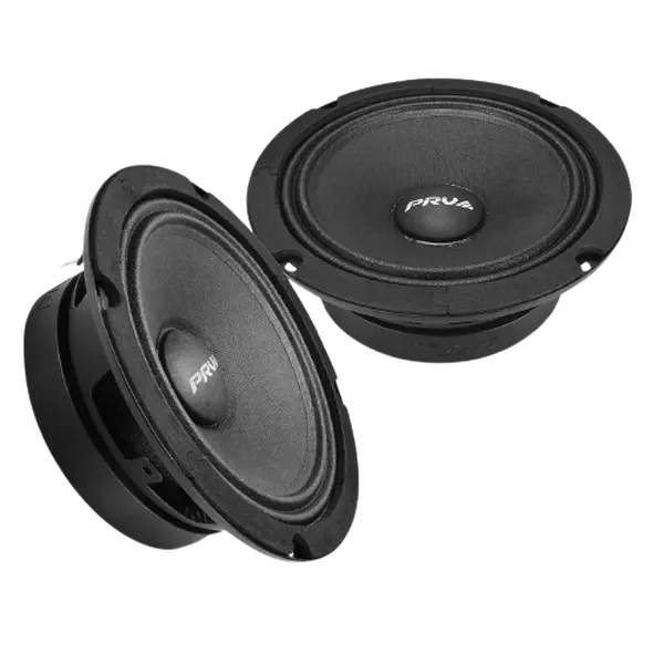 2x PRV Shallow 6.5" Midrange Slim Speakers Car Audio 400 Watts 4 Ohm 6MR200A-4