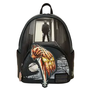 Halloween Michael Myers Jack-O'-Lantern Glow Mini Backpack