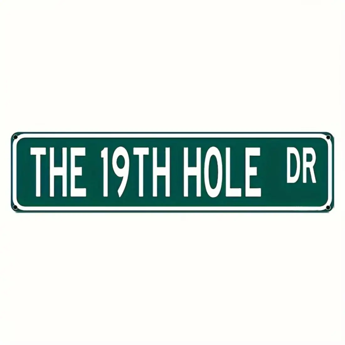Vintage Golf Metal Sign, 16x4 Inch Rustic Wall Decor, Unique Bar Accessory for Golf Enthusiasts, Country Style Home Decoration