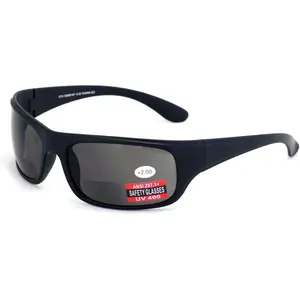 Large Men Safety Sunglasses With Reading Bifocal - ANSI Z87.1+ Certified Glasses Readers