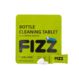 Magic Fizz Bottle Cleaning Tablets - Deep Clean & Remove Odor from Stainless Steel Tumblers, Thermos & Feeding Bottles | No Scrubbing & No Residue | Eco-Friendly Formula
