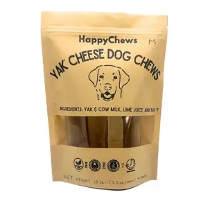 Happychews Yak Cheese Dog Chew Medium Pack of 4 For Dogs Under 35 lbs