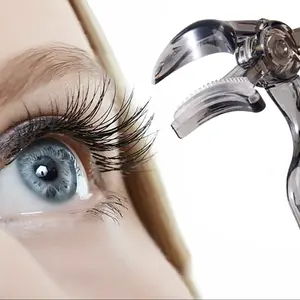 Borderless eyelash curler, curling eyelashes, creating the perfect eye frame eyelash curler, gentle and safe, professional women's eyelash curler, the best eyelash and beauty makeup tool