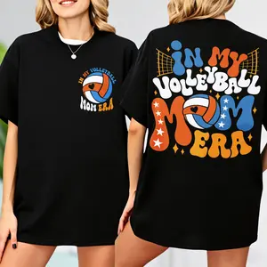 In My Volleyball Mom Era T-shirt, Custom Volleyball Shirt, Volleyball Mom T-shirt, Mom T-shirt, Volleyball Mom Game Day T-shirt