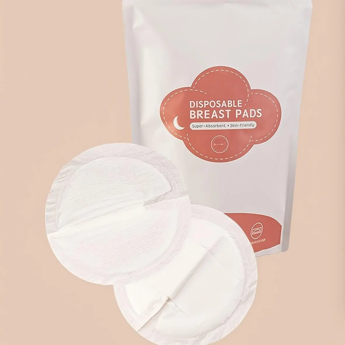 Disposable Breast Pads, Nipple Nursing Pads, Soft High Absorbent Nursing Pad, Postpartum Breastfeeding Pads for Women, Nursing & Feeding Supplies for Newborns