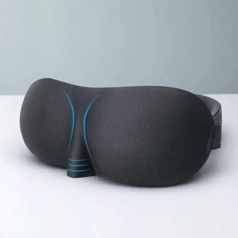3D Breathable Sleep Mask, Adjustable Nose Support Design Sleep Mask, Portable Eye Cover, Sleeping Eye Mask for Travel, Office, Home