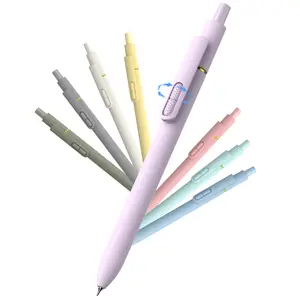 inkipen 8 Pack Colorful Gel Ink Pens，Quick-Dry 0.5mm Fine Point Fidget Pens for Smooth Writing, Journaling & Drawing, Aesthetic Morandi Color Pens for Women, School & Office Supplies (Morandi Colors)