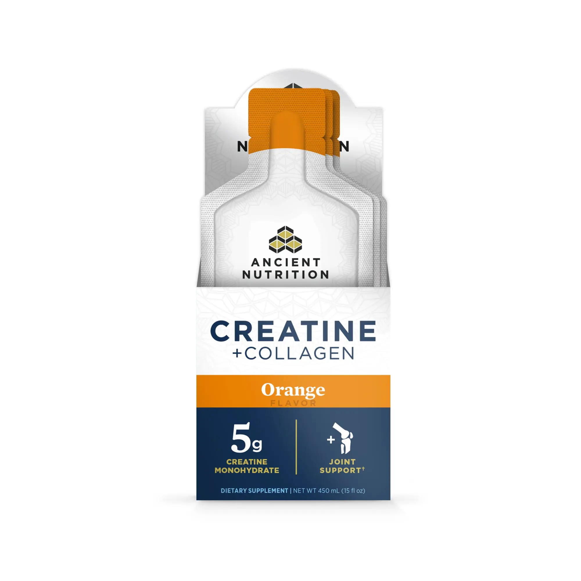 Creatine + Collagen | Gel Packs Orange (15 Servings)