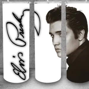 Skinny Elvis tumbler