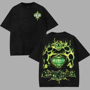 Jax The Amazing Digital Circus T-Shirt, -Inspired Graphic Tee, Classic Cotton Floral Print Top, Casual Black Unisex Shirt, Gift for Fans