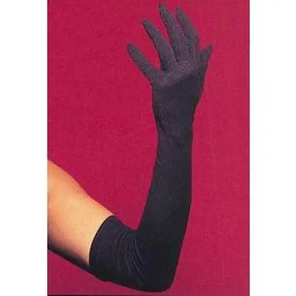 Long Black Evening Gloves