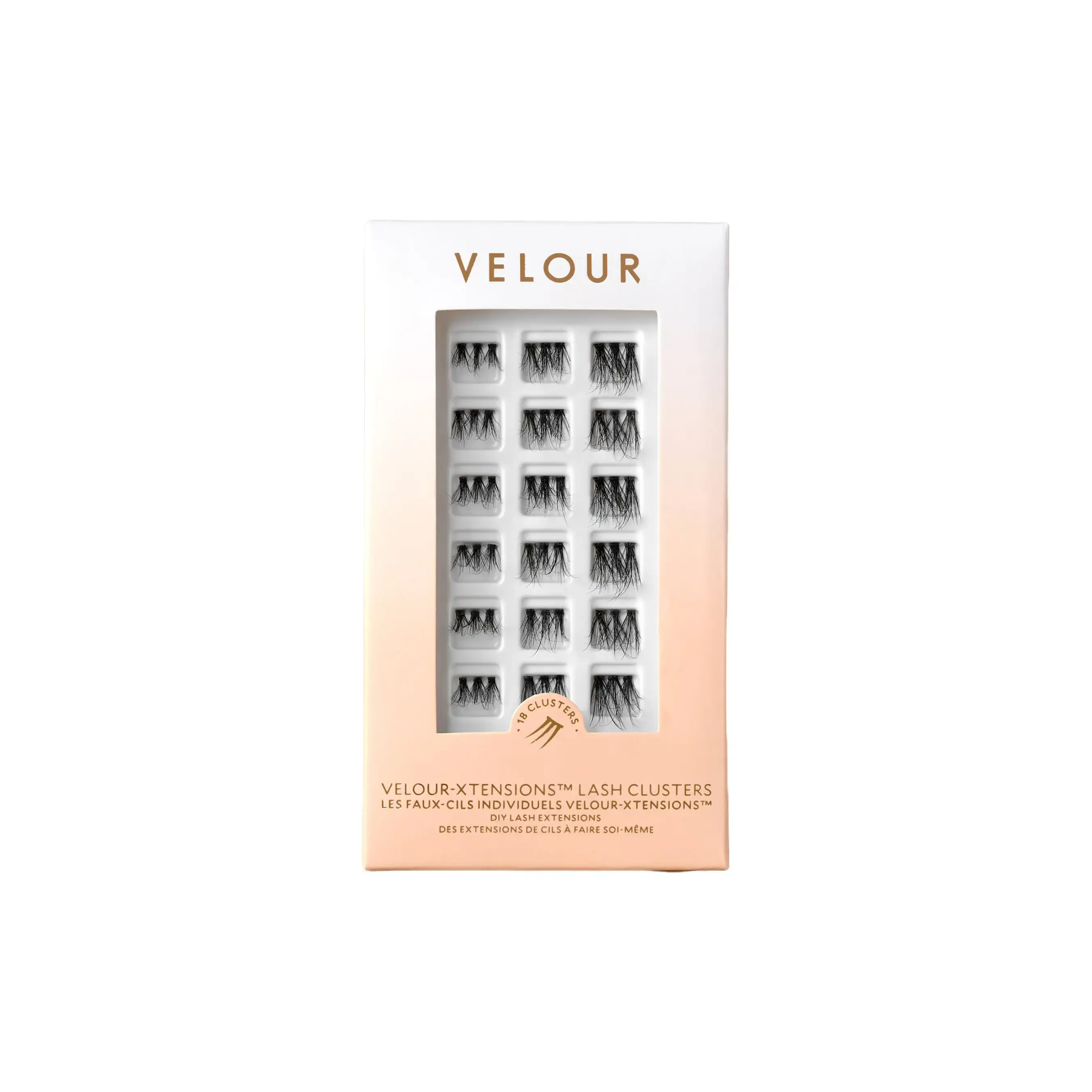 Hybrid Velour-Xtensions Lash Full, Customizable, Clusters