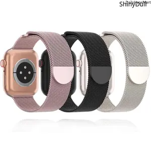 3-Pack Stainless Steel Magnetic Watch Bands for Apple Watch, Metal Strap 38-49mm Series 4-11 SE Ultra/Ultra 3