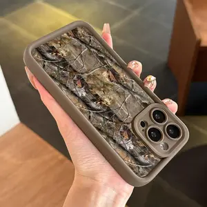 Camo Pattern Phone Case, Decorative Phone Protector Cover, Cellphone Accessories Compatible with iPhone XR 16 Series, Casing, Protective Cover