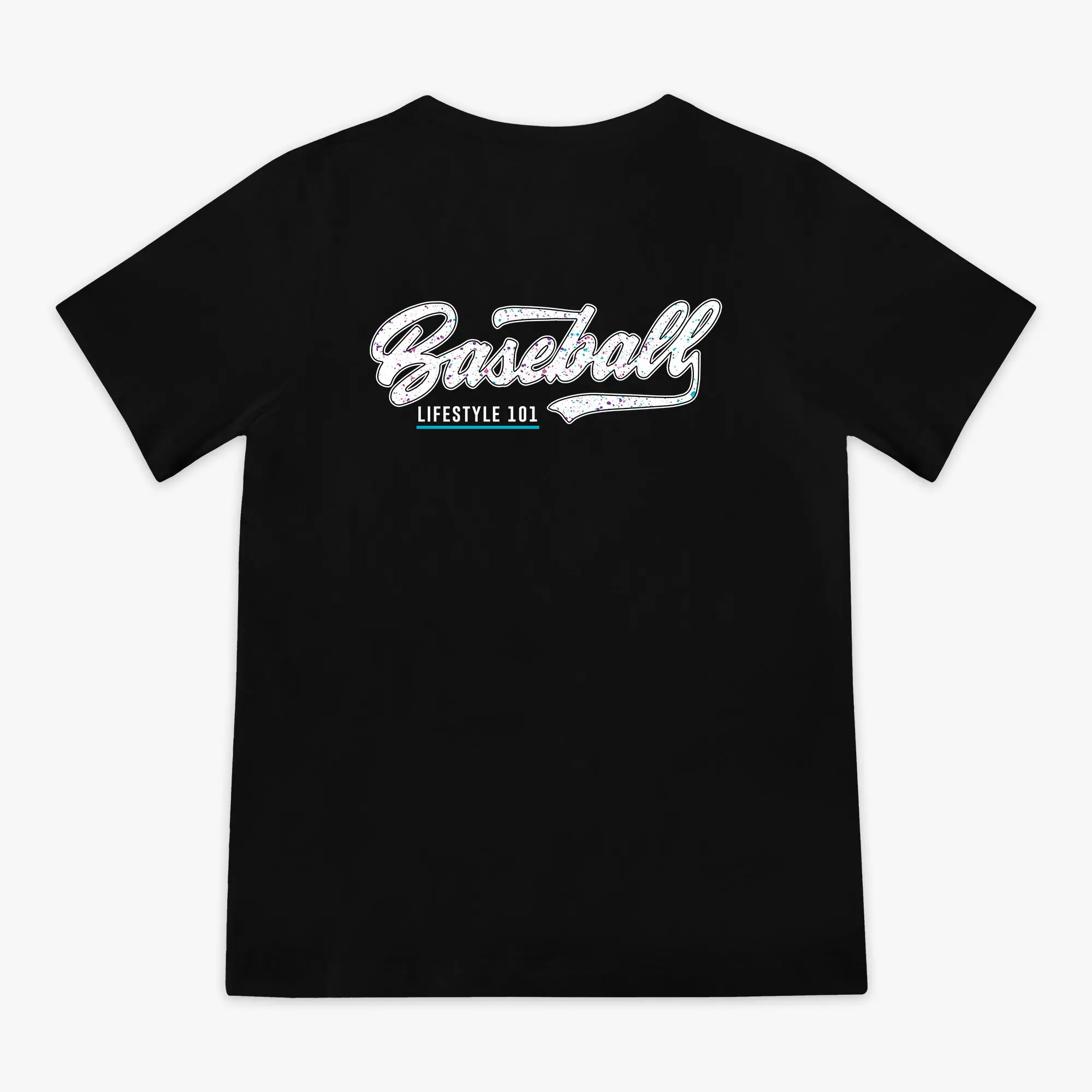 Splatter Youth Tee - Black/White
