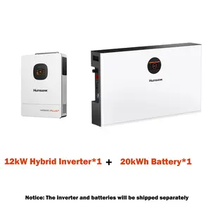 【Bundle】【LTL】Humsienk Storm-Ready Power System Kit 48V 12kW Hybrid Inverter + 48V 400Ah 20kWh Battery LiFePO4 Lithium Battery with Smart BMS, Bluetooth, Active Balancing & Communication solar system