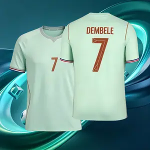 2026 France Home And Away 7#Dembele and 10#Mbappe Short And Long Sleeve Soccer Jersey Fans Version Breathable