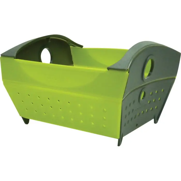 Snapfold Mini Plastic Colander - Compact Kitchen Strainer Utensil for Everyday Use