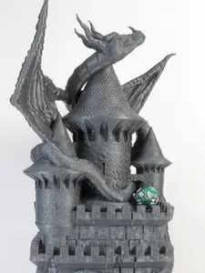 3D-Printed Dice Tower: RPG Tabletop Gaming Accessory