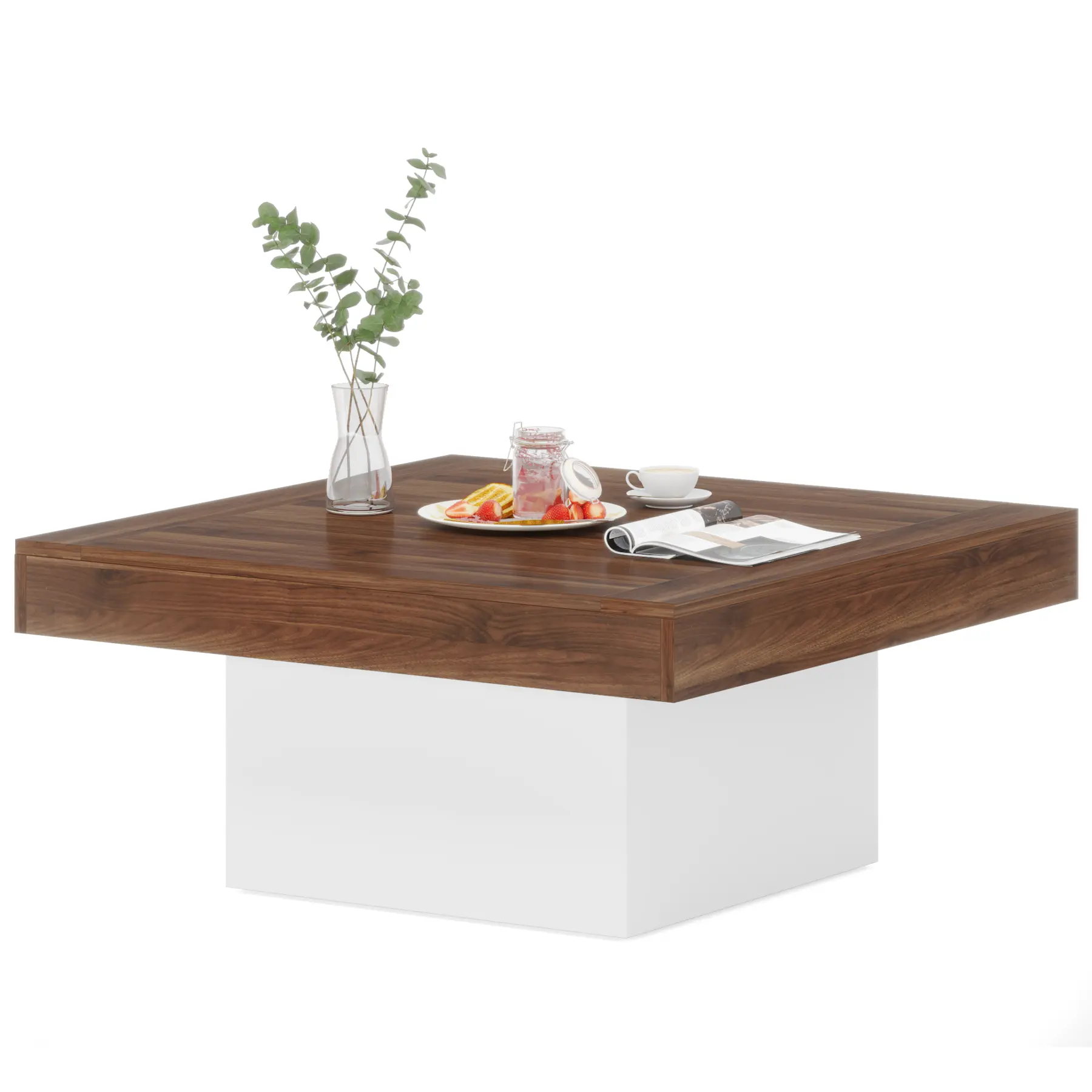 White & Wood Color