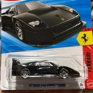 Black Ferrari F40 competizione 1:64 scale Diecast car