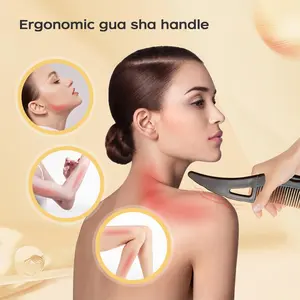 Ergonomic Scalp Massage Comb Brown Manual Portable Hair Care Tool for Head Relaxation & Hair Growth Stimulus with 3D Silicone Bristles & Non-Slip Grip