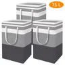 75L Freestanding Waterproof Portable Laundry Hamper - Collapsible Handle-Equipped Clothes Basket (1-Pack/2-Pack/3-Pack) for Household Items Home Goods, Durable Bedroom & Laundry Room Storage Solution,home decor