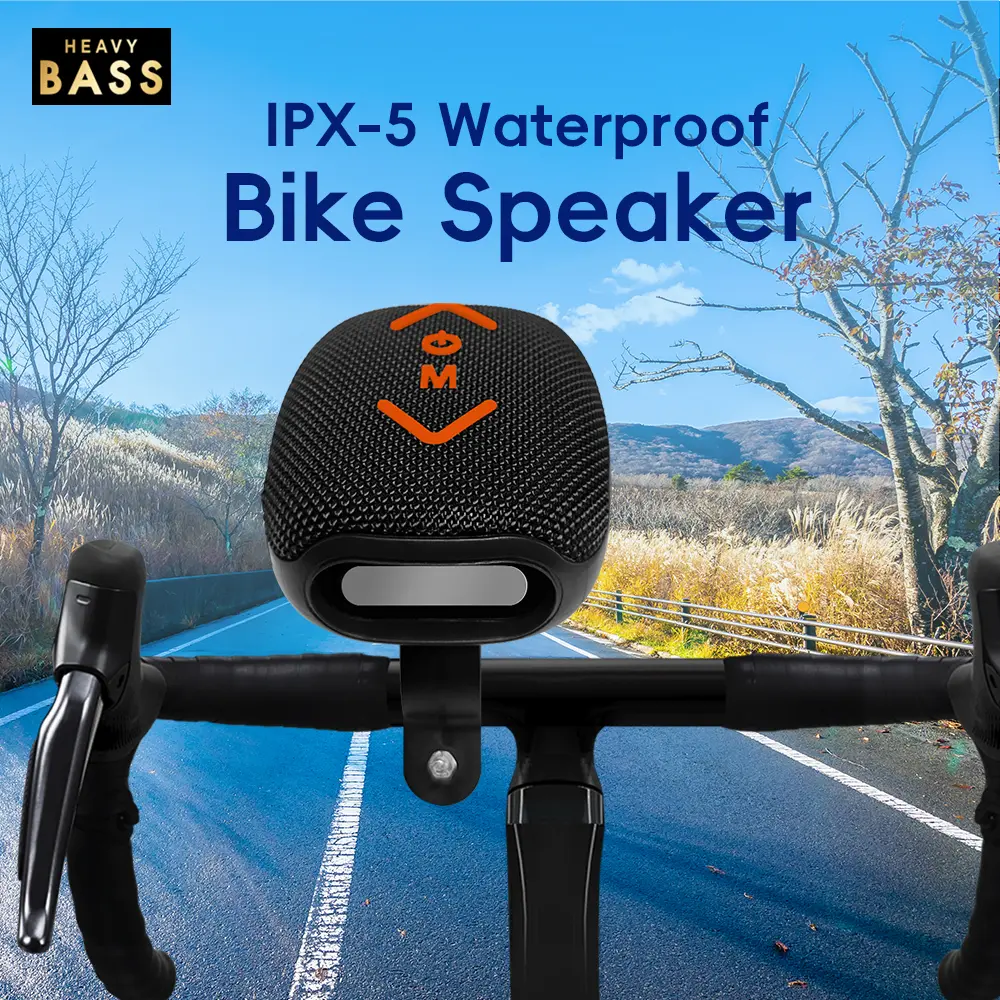 Premium Motorcycle Speakers - Wireless Bluetooth Receiver Speakers, Super Loud High-Powered HIFI Surround Sound Audio Player, Small Lightweight Sport Tech Gift for Adult Men
