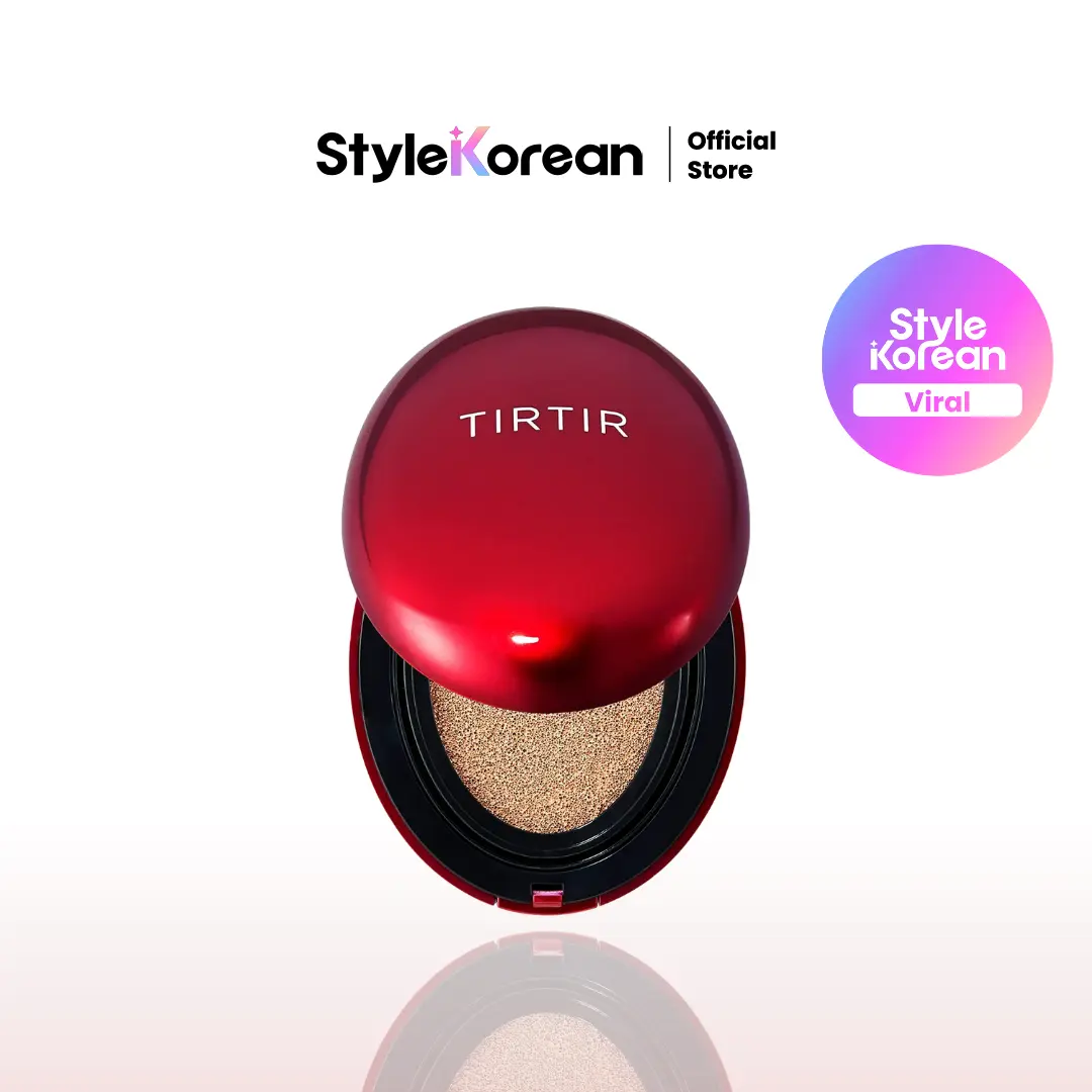 [Official TIRTIR Partner] Mask Fit Red Cushion, Long Lasting, High Coverage, Semi Matte Light Finish, All Skin Type, Hydrating, makeup by mario powder