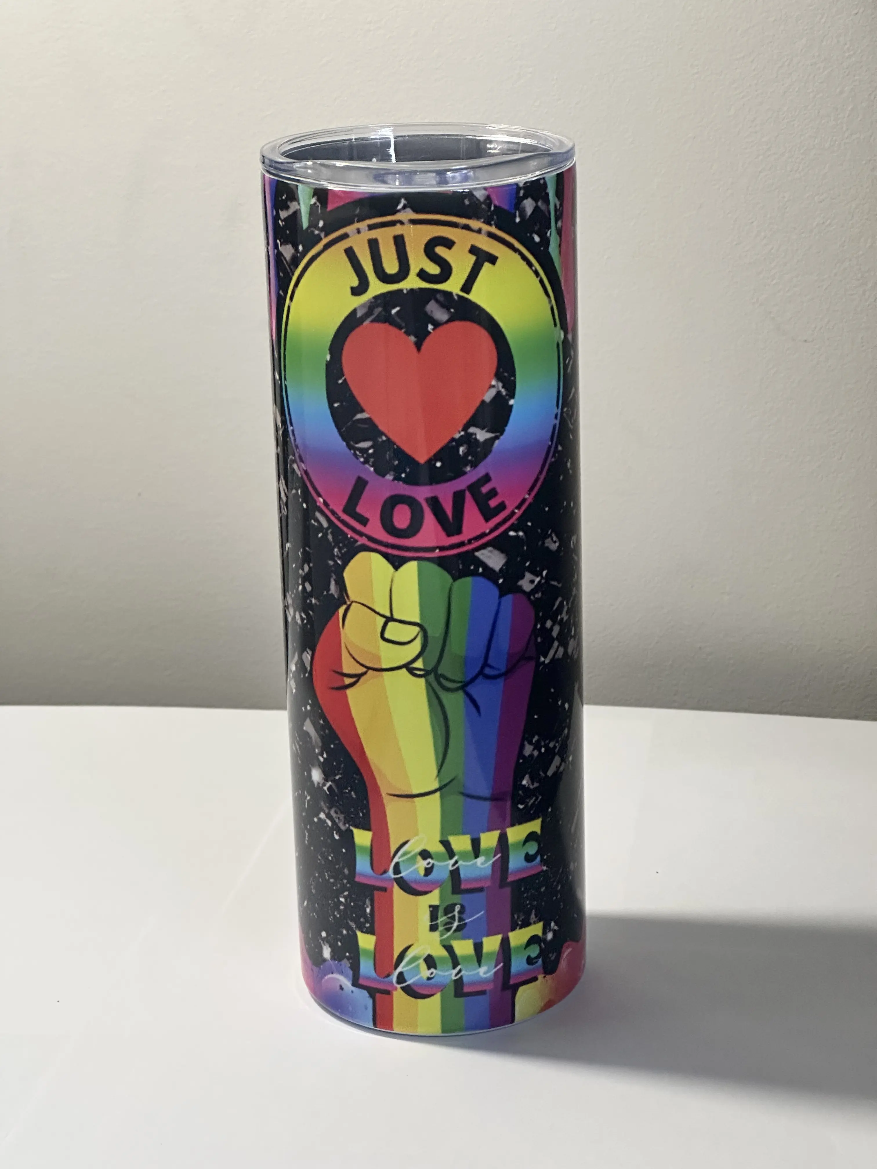 LGBTQ 20 oz stainless steel tumbler