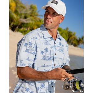 Quiksilver | Waterman Sail Away Short Sleeve Shirt | Men's Chest Pocket Short Sleeve | Sun Protection