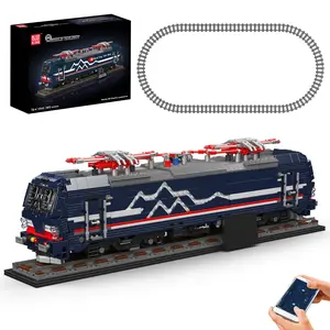 Mould King 12045 Electric Locomotive Remote Control Train Building Block Toy Collectibles summerwins