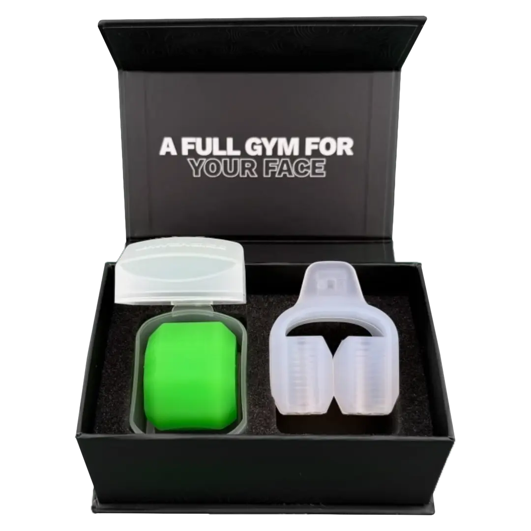 Jawzrpro Jaw Exerciser for Men - Jaw Clenching Relief, Jawline Shaper and Neck Exerciser (2-Pack)