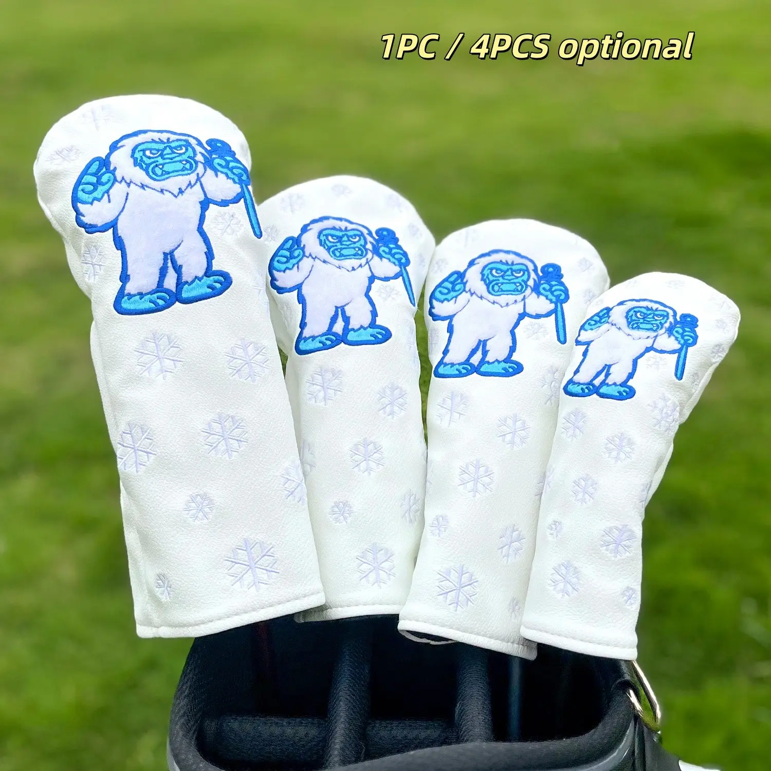Golf Club Head Covers, Scratch-Resistant, Impact Protection, Elastic Self-Sealing Closure, Fits Most Golf Clubs, Perfect Gift for Golfers, Golf Accessories
