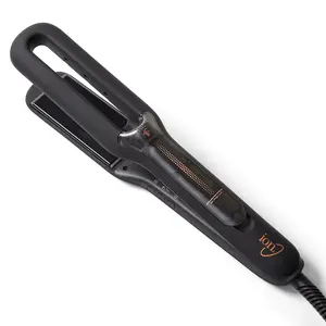ion Luxe Cold Vapor Styler, 1 3/4" Ceramic plates, Auto shut off, 4 Heat Settings, Builtin Integrated water tank, For Straightening and Curling