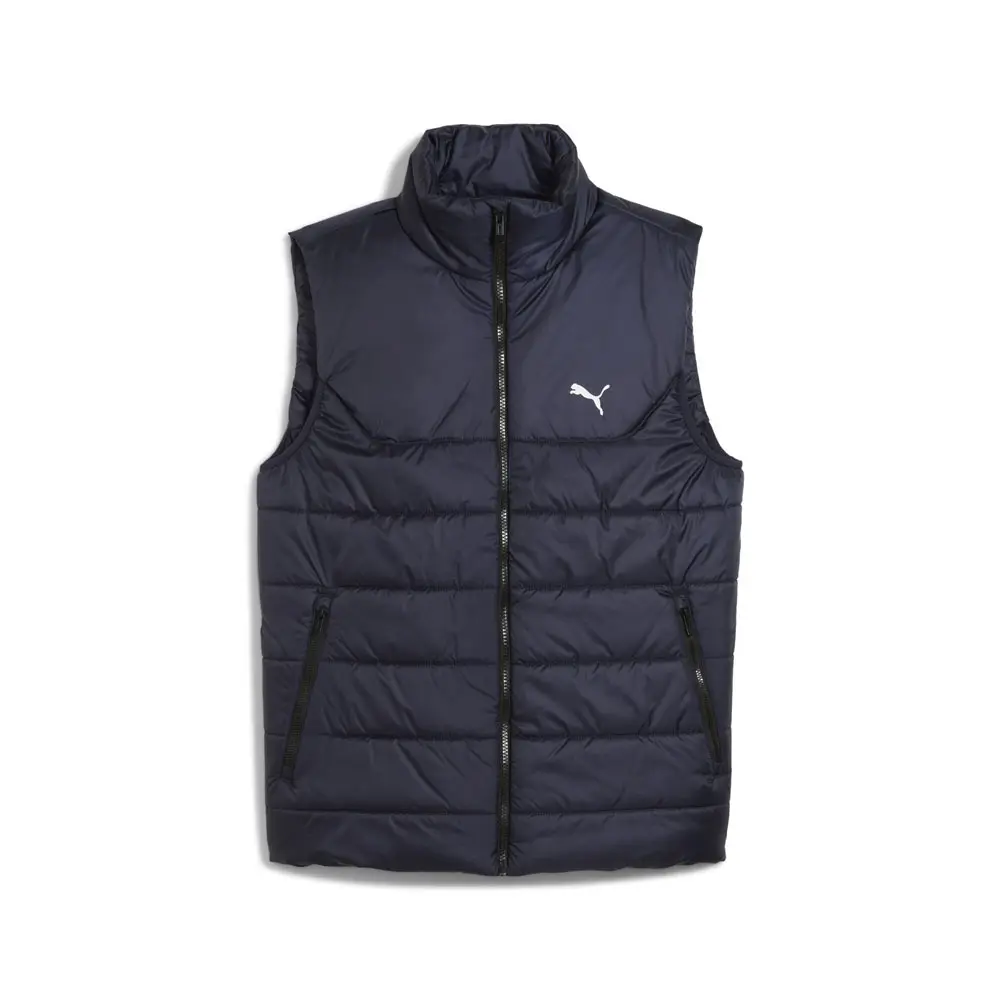 PUMA Mens Essentials Padded Vest Athletic Outerwear Casual - Blue
