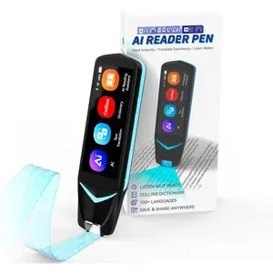 AI Pen, Reading Pen for Dyslexia Scan Reader Pen 4 Text to Speech Device Translator Pen, Photo Translation OCR 16GB  Pen Scanner for Students Adults (Blue) (3.99")