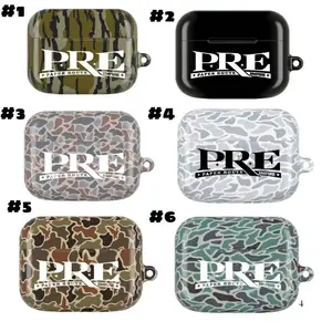 PRE Airpod Case, Duck Camo White Camo Deer Camo Bottomland Airpods Case Cover For Airpods 1,2,3,4, Airpods Pro 1, 2, 3