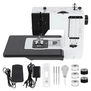 Household Sewing Machine, Small Electric Sewing Machine, 38 Built-in Stitches, Two Speeds, LED Light, Sewing And Quilting Machine for Home Use, Small Spaces