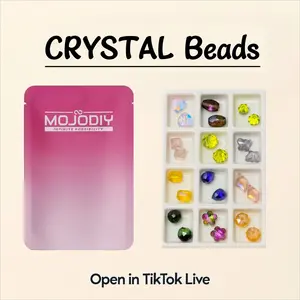 【JOJO】DIY Artificial-Crystal Beads Bags - TikTok Live Opening