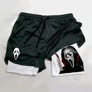 Ghost Face "Halloween" Gym Shorts
